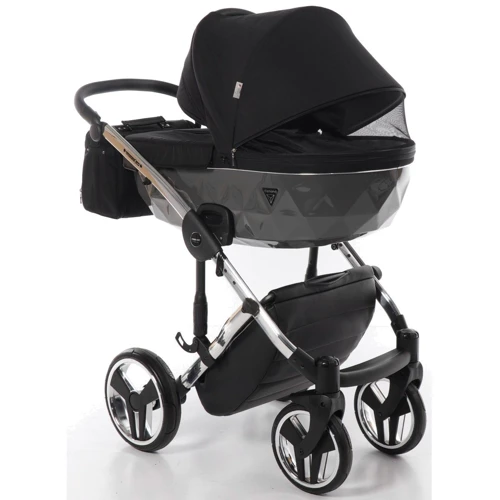 Універсальний візочок 2 в 1 Junama Diamond S-Line S 03 (JD-SL-03): Можливість встановлення люльки есть