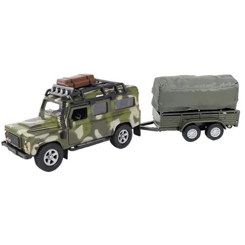 Игровой набор TechnoDrive Land Rover Defender Mилитари с прицепом (520027.270): Производитель TechnoDrive