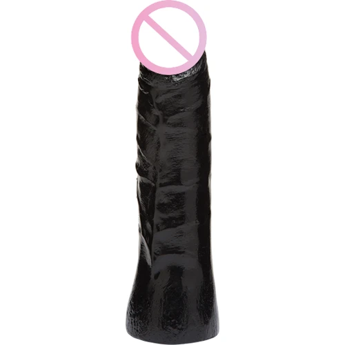 Фаллоимитатор-насадка Vac-U-Lock - CodeBlack - 7 Inch Thin Dong 18.3x5.6 см