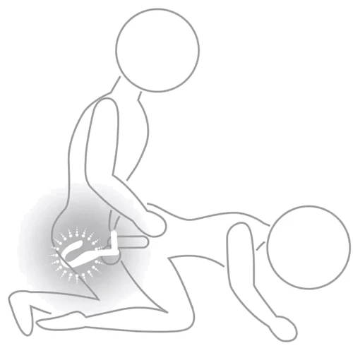 Вібратор Rocks Off The Vibe з ерекційним кільцем та дистанційним керуванням