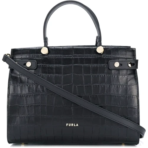 Женская сумка тоут Furla Lady M M Tote Bawc01l черная (BAWC01LKO0000O6000)