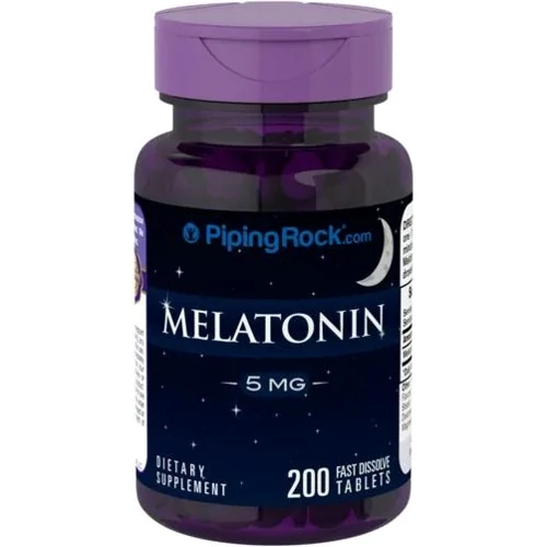 Piping Rock Melatonin 5 mg 200 tabl Мелатонин