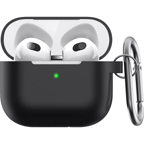 Чохол KeyBudz Elevate Series Keychain Black (AP3_S5_BLK) для Apple AirPods 3