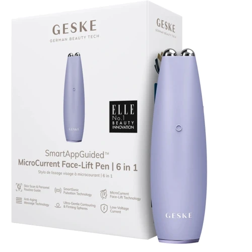 Микротоковая ручка для подтяжки кожи лица GESKE MicroCurrent Face-Lift Pen 6в1 purple (HB0123): Производитель GESKE