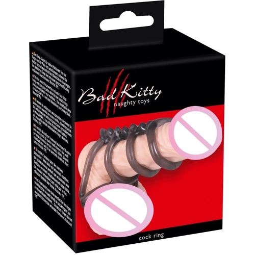 Насадка на пенис Bad Kitty Naughty Toys Cock And Ball Ring