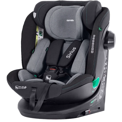 Автокресло Carrello Sirius CRL-8808 Sky Grey i-Size 40-150 см ISOFIX с поворотом