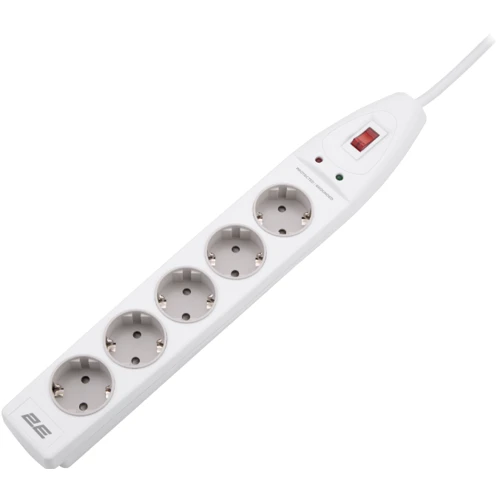 Сетевой фильтр 2E 5XSchuko 3G*1.5мм, 10м, white (2E-SP515M10WH): Тип Сетевые фильтры