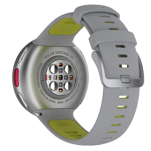 Смарт-часы Polar Vantage V2 Greу lime M/L (90083651): Материал ремешка Силикон