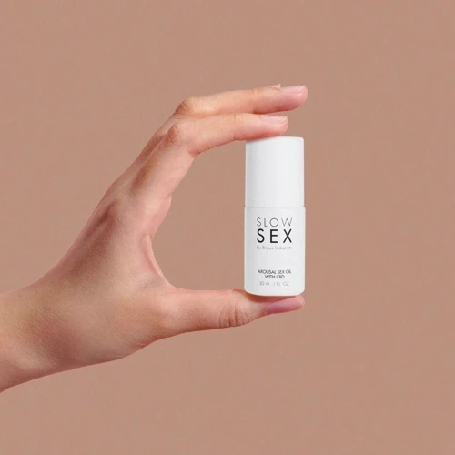 Возбуждающее масло Bijoux Indiscrets SLOW SEX Arousal Sex Oil CBD