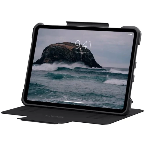 Аксессуар для iPad Urban Armor Gear UAG Metropolis SE Black (124476114040) for iPad Pro 13 2024 M4: Особенности отделение для стилуса, трансформируется в подставку, Надежная защита от царапин и загрязнений