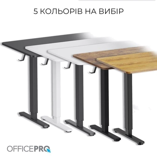 Стол с электрорегулировкой высоты Officepro Black (ODE1470B) фото 10