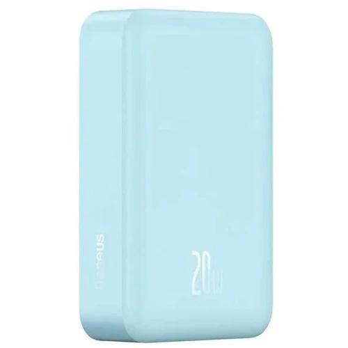 Зовнішній акумулятор Baseus Power Bank 20000mAh Magnetic Wireless 20W Blue (PPCX150003): Вбудований кабель нет