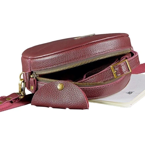 Женская сумка кросс боди Tablet BlankNote Марсала (BN-BAG-23-marsala): Фактура Матовая, Зернистая