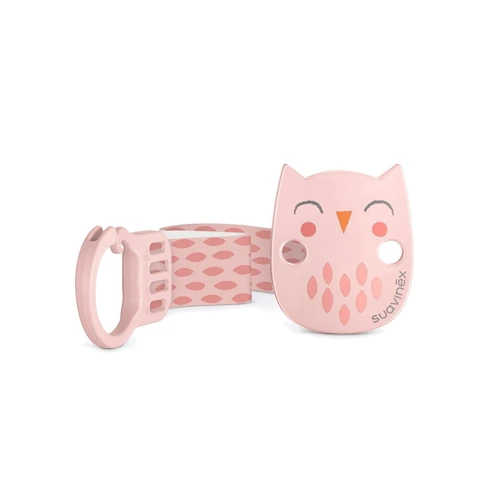 Кліпса зі стрічкою для пустушки Suavinex Bonhomia рожева (307822): Виробник Suavinex