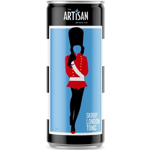 Напій газований Artisan Skinny London Tonic Can, з/б, 0.2л (9353606010210)