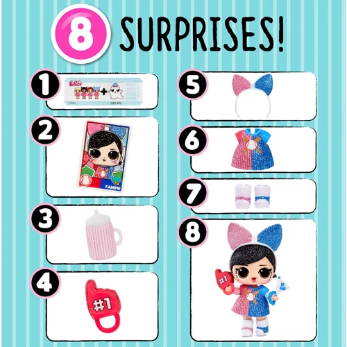 Игровой набор с куклой L.O.L. SURPRISE! серии "All-Star B.B.s" - СПОРТИВНАЯ КОМАНДА (в асс., в дисп) 570363 фото 18