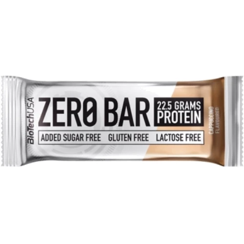 Протеиновые батончики ZERO Bar BioTechUSA 20х50 g / Cappuccino: Вес 50 г