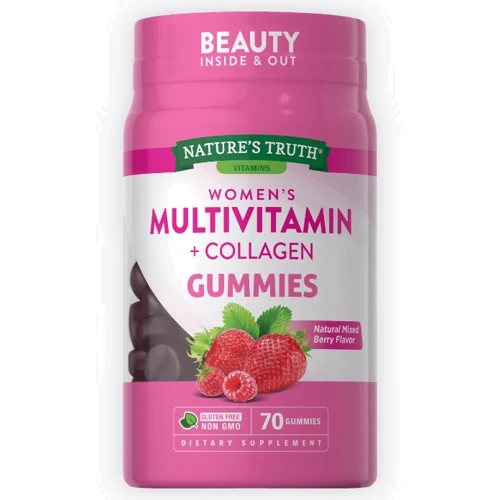 Nature's Truth Womens Multivitamin+Collagen Мультивитамины + коллаген 70 жевательных таблеток
