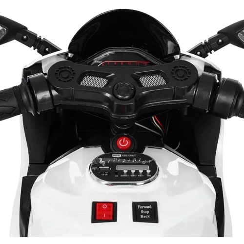 Детский электромотоцикл Bambi Racer Ducati белый (M 4104EL-1): Рекомендуемый возраст от 3 лет до 8 лет