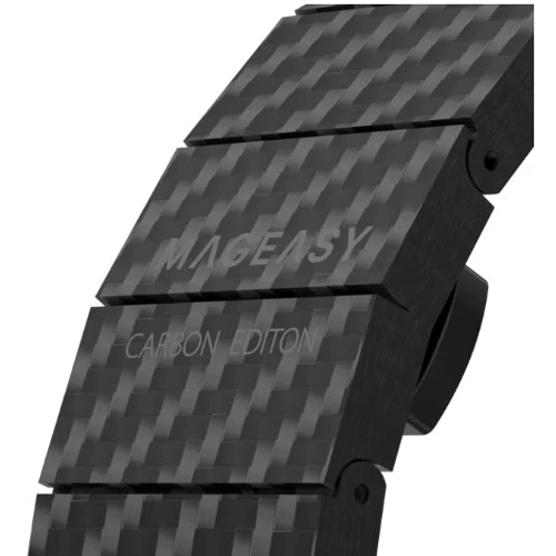 Аксесуар для Watch Switcheasy Carbon Fiber Band Black (MAW245035BK22) для Apple Watch 42/44/45/49mm фото 5