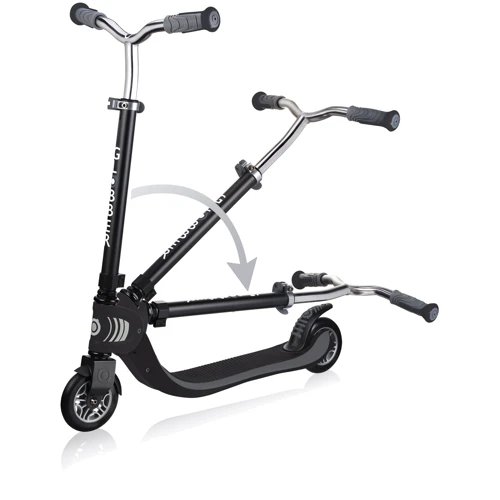 Самокат GLOBBER серії FLOW FOLDABLE 125, чорно-сірий (473-120): Тип коліс литые