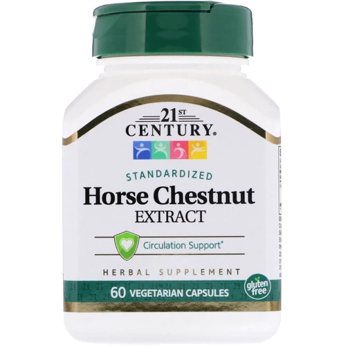 

21st Century Horse Chestnut Seed Extract Standardized 60 Veggie Caps (CEN-21781)