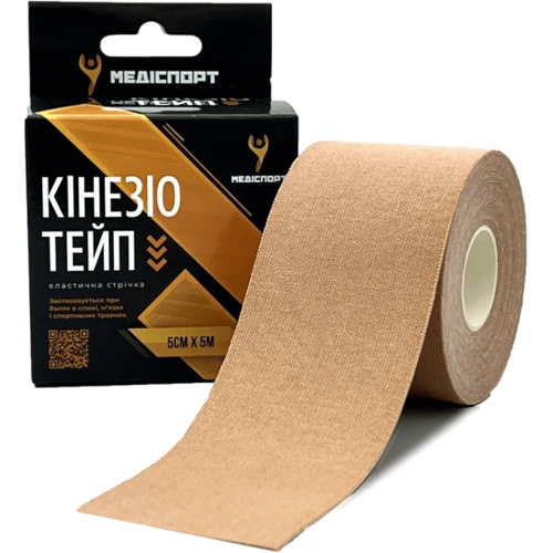 Кинезио тейп Medisport 5 см х 5 м цвет в ассортименте (MK5*) фото 7