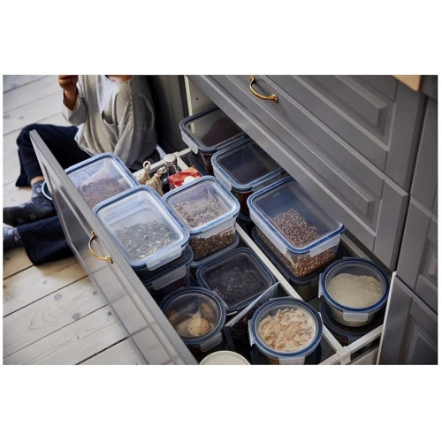 Ємність для зберігання IKEA 365+ з кришкою 1 л пластик (192.690.79)