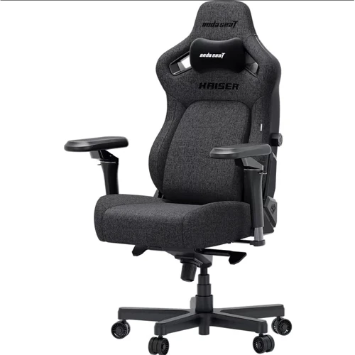 Игровое кресло Anda Seat Kaiser 4 V2 Size XL Dark Gray Fabric (AD12YDDC-XLL-20-GB-CF-03)