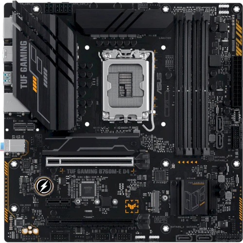 Asus TUF Gaming B760M-E D4: Оперативная память 4xDDR4 5333 МГц, до 128 ГБ