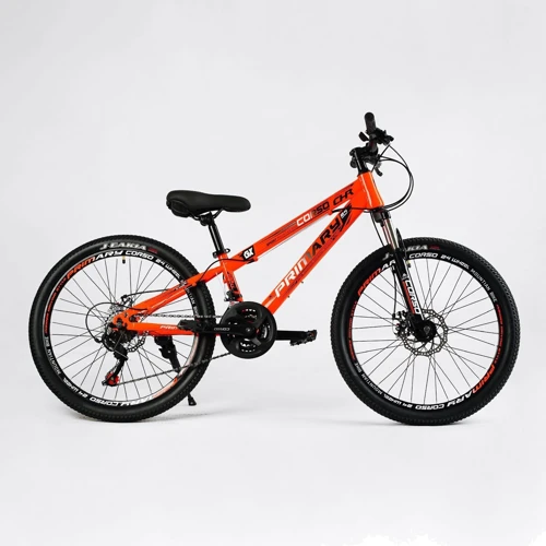 Велосипед спортивний Corso Primary 24" помаранчевий (PRM-24899): Діаметр коліс, дюймів 24