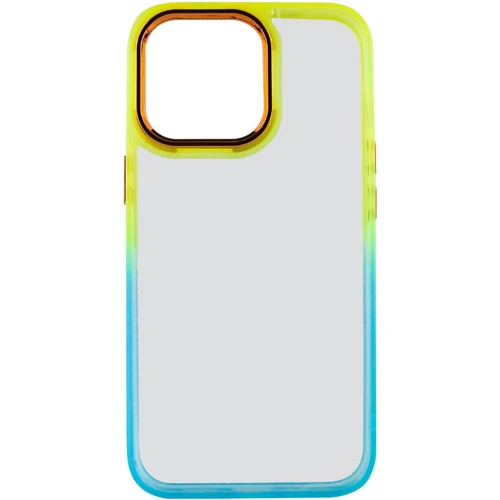 Чехол для iPhone TPU Case TPU+PC Fresh Sip Turquoise/Orange for iPhone 13 Pro Max: Цвет оранжевый
