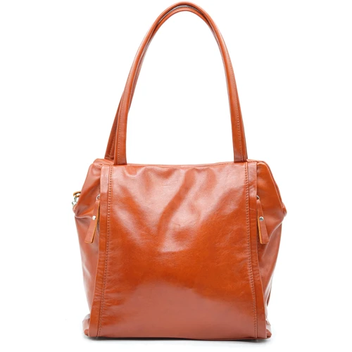 Женская сумка тоут ARTiS Bags светло-коричневая (1735 4778): Фактура Глянцевая, Гладкая
