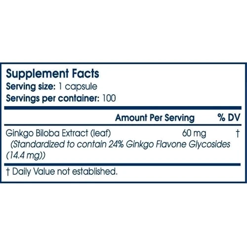Scitec Nutrition Ginkgo Biloba 100 caps: Стать унісекс