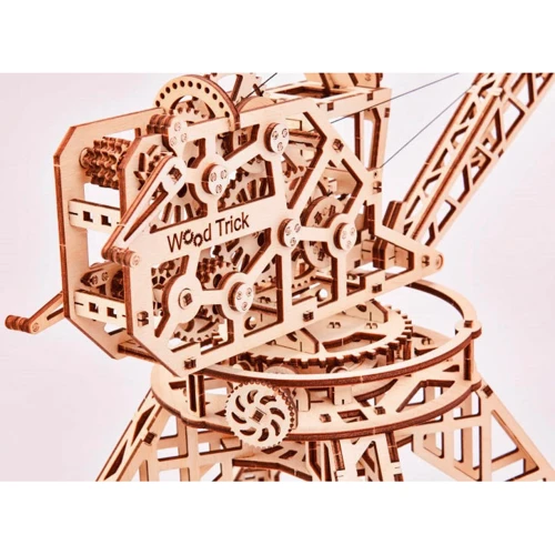 Механический 3D-пазл Wood Trick Кран