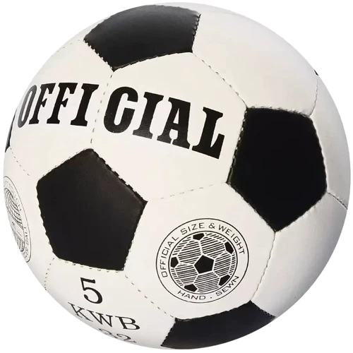 М'яч для гри Profiball Official 5 футбольний чорний (2500-202)
