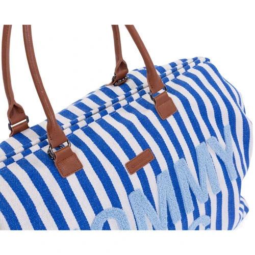 Сумка Childhome Mommy Bag Stripes Electric Blue (CWMBBSTBL)