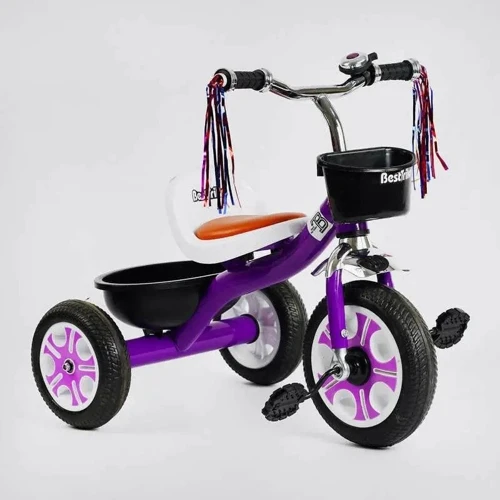 Велосипед 3-х колёсный BestTrike пено колесо фиолетовый (LM-5105)