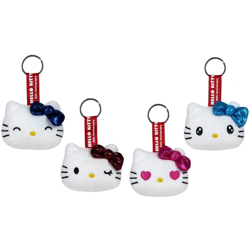 Игрушка-брелок мягконабивная Hello Kitty Юбилейная 50, 7 см в ассортименте (760023891): Тип сказочные и мифические существа