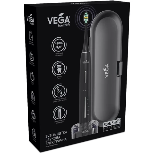 Зубная щетка Sonic Smart Vega Pro VT-800 B: Тип Зубная щетка