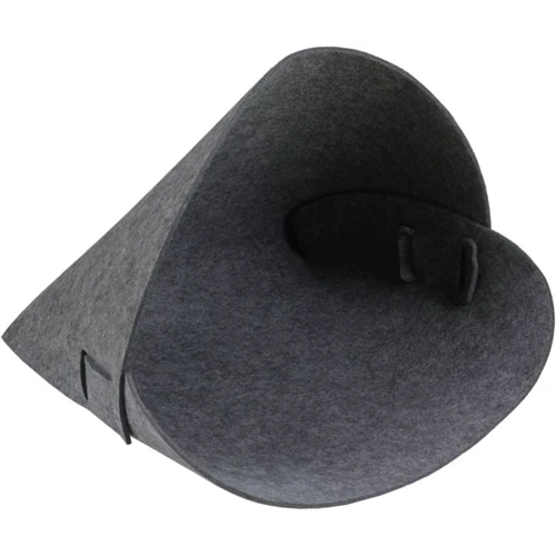 Лежак Red Point Shell с подушкой для котов серый 45x55x48 см ( АН.01.В.11.00.000) фото 3