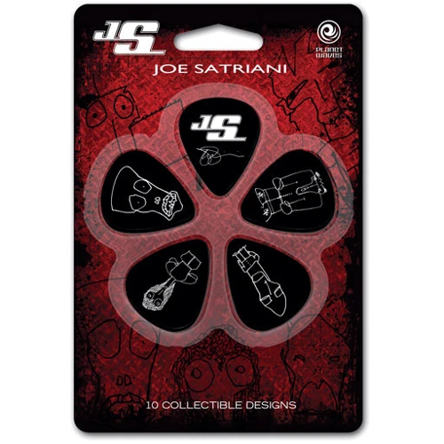 Медиатор Набор медиаторов PLANET WAVES PW1CBK6-10JS JOE SATRIANI HEAVY