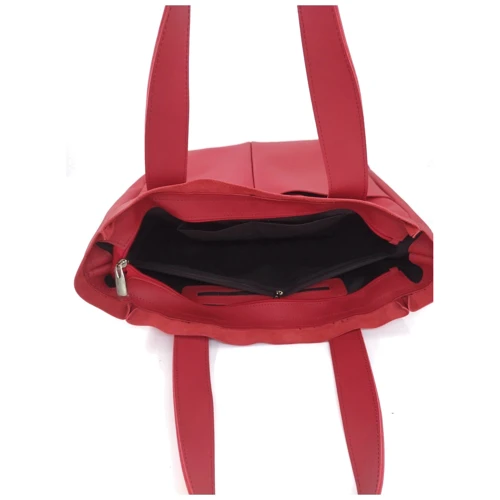 Жіноча сумка шоппер ARTiS Bags червона (1687 4834): Фактура Матовая, Гладкая