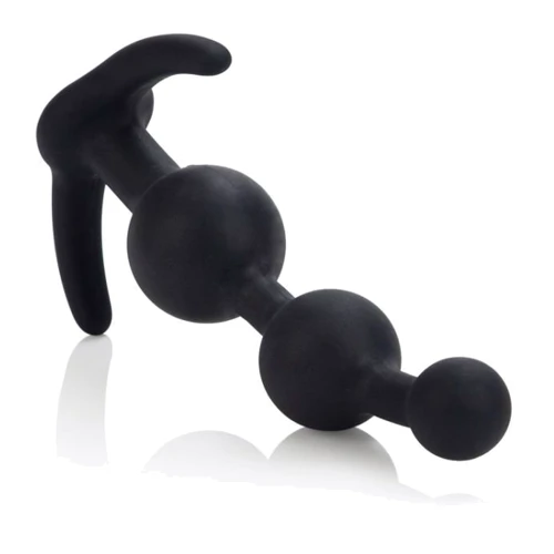 CalExotics Booty Call Booty Beads анальная елочка, 12x3.25 см, черный