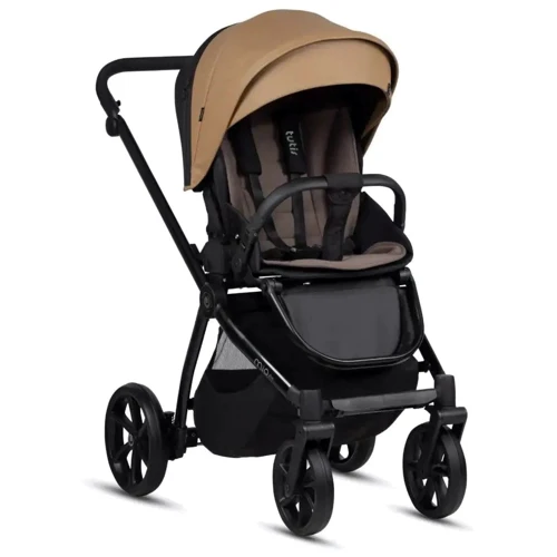 Коляска універсальна 2 в 1 Tutis Mio 3 plus Leather Beige (1502180): Матеріал коліс полиуретан