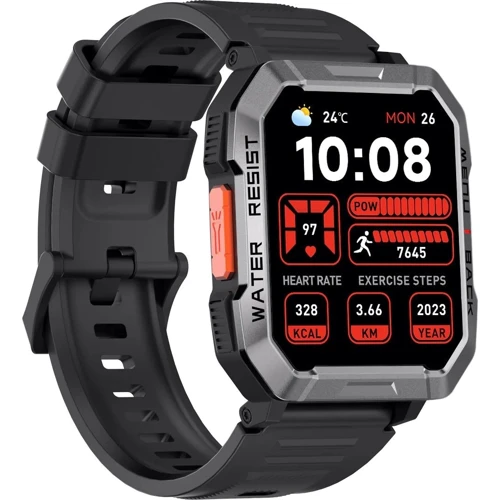 Смарт-часы Blackview W60 Black: Материал корпуса алюминий
