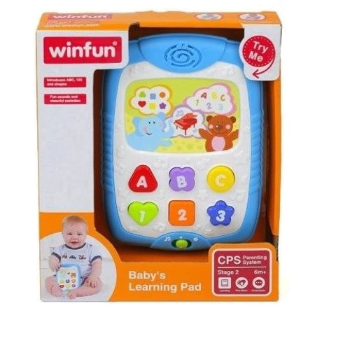 Інтерактивний планшет WinFun 18х13 см 2 режими гучності (0732-NL): Вік от 6-ти месяцев
