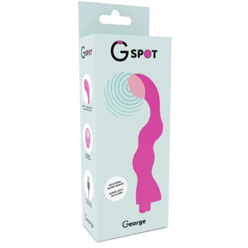 Вибратор для зоны G G-Spot GEORGE (розовый)