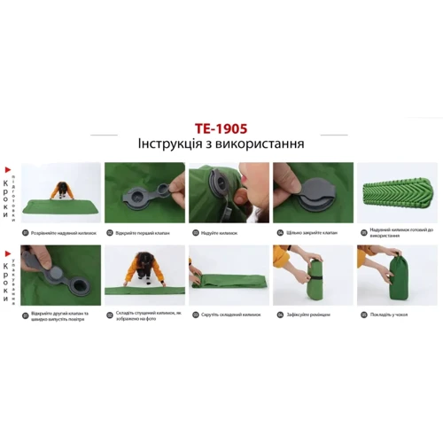 Туристический коврик надувной Time Eco TE-1905