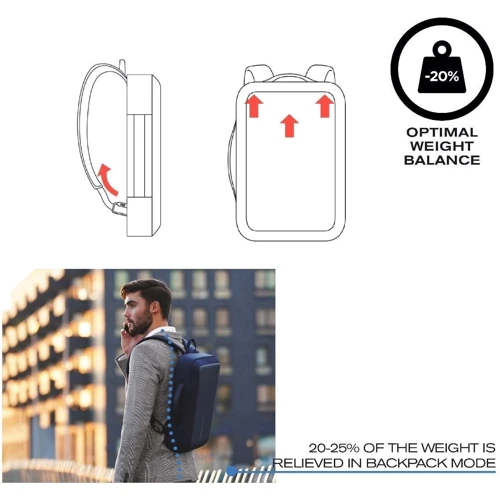 XD Design Bobby Bizz Backpack Blue (P705.575) for MacBook Pro 15-16" фото 17
